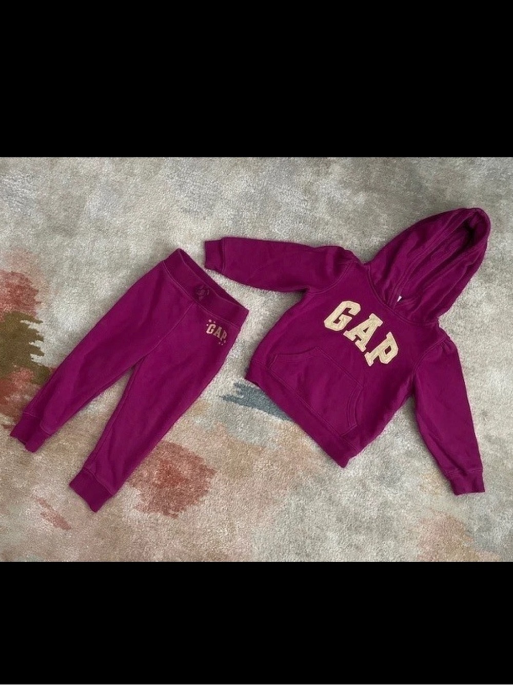 GAP Kids Magenta Hoodie & Joggers Set